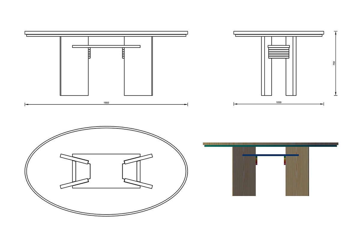 FAVORIT – Konstruktionszeichnung