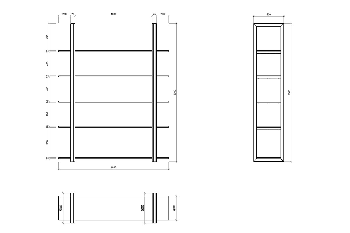 BERTHA & PAUL midi – Konstruktionszeichnung
